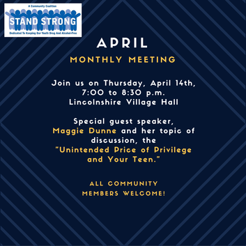 SSC April Monthly Meeting